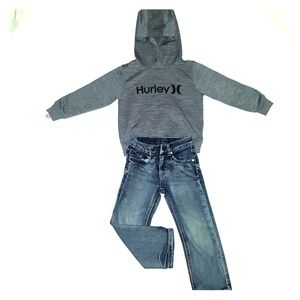 3T Boys Hurley Hoodie and 3T Flypaper Boys Jeans